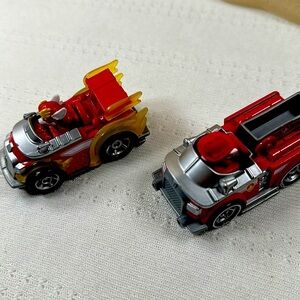 Paw Patrol Mighty Pups Super Paws Marshall True Metal Car Toy Die Cast